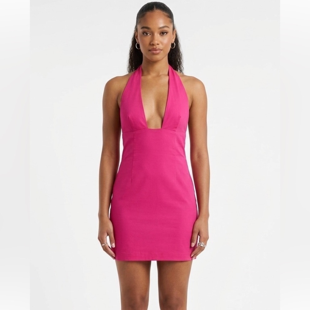 Shareen Collection Australia Elegant Halter Dress Cocktail Y2K Party Size 4